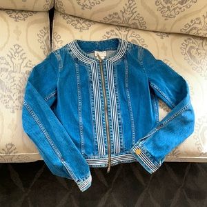 Celine denim Jean Jacket with embroiderie
